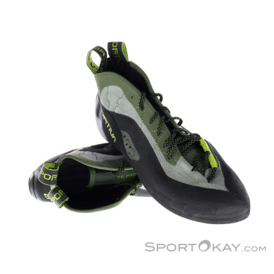 La Sportiva TC Pro Herren Kletterschuhe-Oliv-Dunkelgrün-42