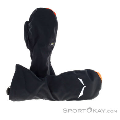 Salewa Ortles PTX 3L Overmitt Skihandschuhe-Schwarz-M