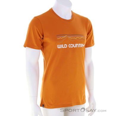 Wild Country Friends Herren T-Shirt-Orange-L