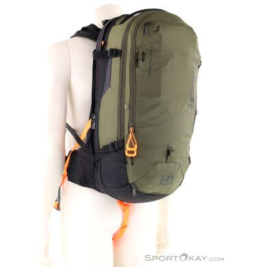 Ortovox Avabag Litric Freeride 28l Airbagrucksack Elektronisch-Oliv-Dunkelgrün-28