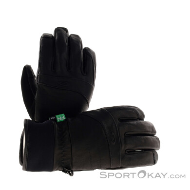 Oakley W. Peak Leather Gloves Handschuhe-Schwarz-XL