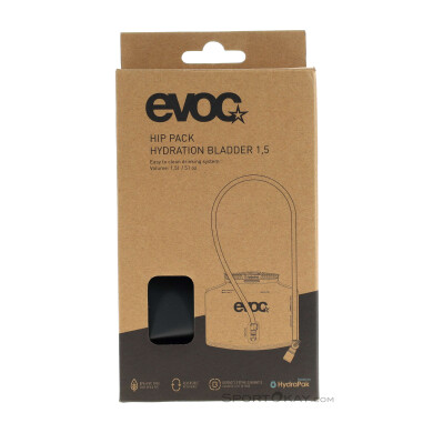 Evoc Hip Pack Hydration Blatter 1,5l Trinkblase-Dunkel-Grau-1,5