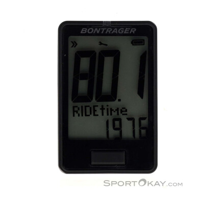 Bontrager RIDEtime Fahrradcomputer-Schwarz-One Size