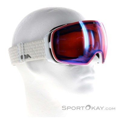 Alpina Granby QHM Skibrille-Weiss-One Size