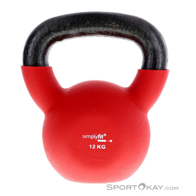 Simplyfit Pro 12kg Kettlebell-Rot-12