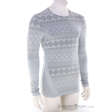 Löffler L/S Transtex Warm Retr'x Herren Shirt-Grau-50-52