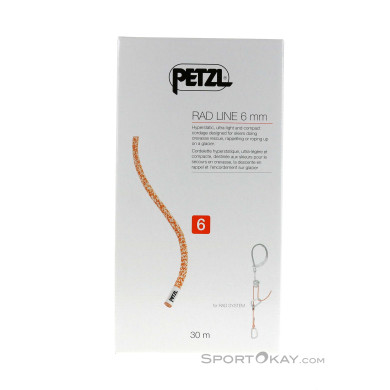 Petzl Rad Line 6mm 30m Reepschnur-Orange-30