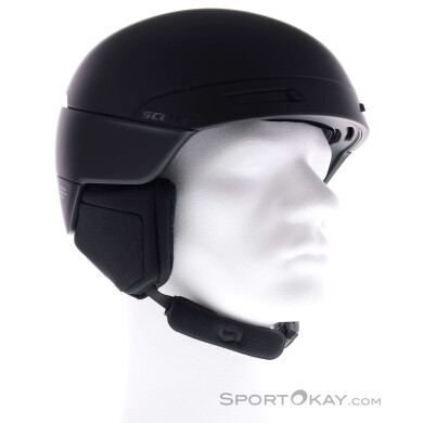 Scott Flow Plus Pro Black Skihelm-Schwarz-M