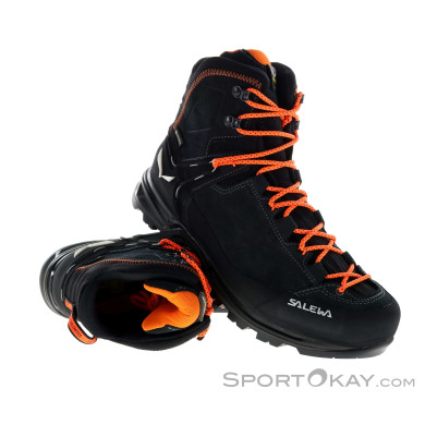 Salewa MTN Trainer 2 Mid GTX Herren Bergschuhe Gore-Tex-Schwarz-9,5