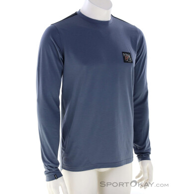 ION Seek AMP L/S Herren Bikeshirt-Blau-L