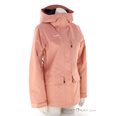 Mammut Fall Line HS Thermo Hooded Damen Skijacke-Pink-Rosa-S