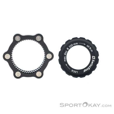Swissstop Centerlock Adapter Zubehör-Schwarz-One Size