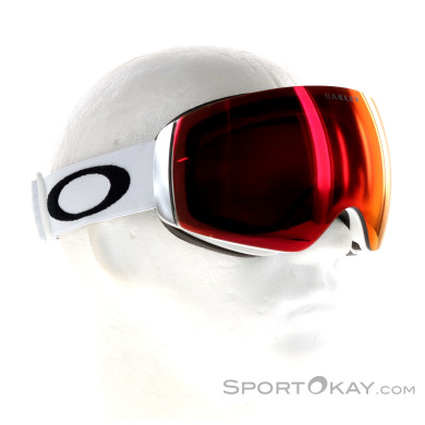 Oakley Flight Deck M Skibrille-Weiss-One Size