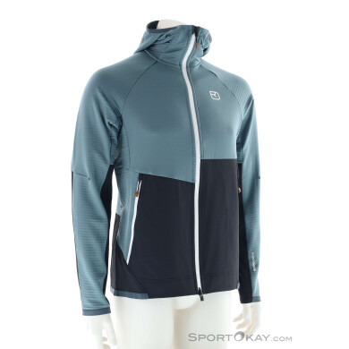 Ortovox Fleece RIB Hoody Herren Fleecejacke-Grau-XL