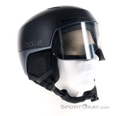 Bollé X-Fusion Photochromatic Skihelm mit Visier-Schwarz-59-62