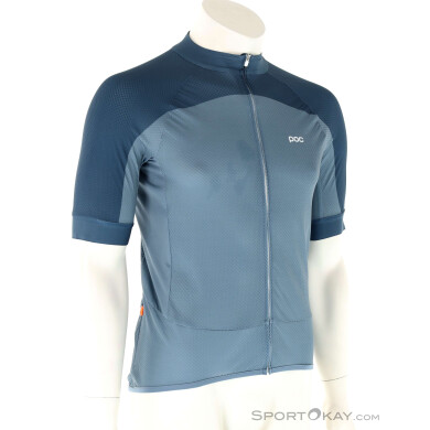 POC Essential Road Logo SS Herren Bikeshirt-Blau-M