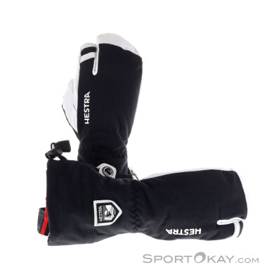 Hestra Army Leather Heli Ski 3-Finger Handschuhe-Schwarz-11