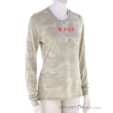 Fox Ranger Tru Dri L/S Damen Bikeshirt-Beige-M