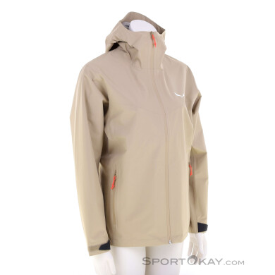 Salewa Puez 2.5L Powertex Damen Regenjacke-Beige-36