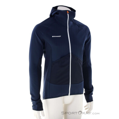 Mammut Eiger Speed ML Hybrid Hooded Herren Outdoorjacke-Dunkel-Blau-S