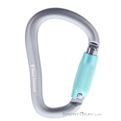 Black Diamond Rocklock Triple Lock HMS-Karabiner-Silber-One Size