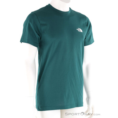 The North Face S/S Simple Dome Herren T-Shirt-Oliv-Dunkelgrün-XL