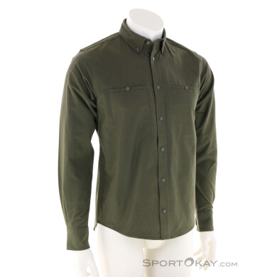 Helly Hansen F2F Organic Cotton Flannel Herren Hemd-Oliv-Dunkelgrün-M