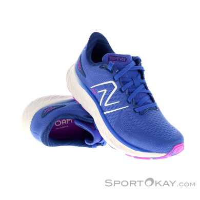 New Balance Fresh Foam X Evoz v3 Damen Laufschuhe-Dunkel-Blau-8,5