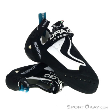 Scarpa Drago LV Kletterschuhe-Weiss-42,5