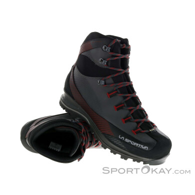 La Sportiva Trango TRK Leather GTX Herren Bergschuhe Gore-Tex-Schwarz-42,5