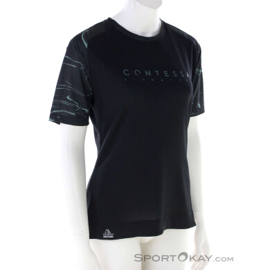 Scott Trail Contessa Signature SS Damen Bikeshirt-Schwarz-S