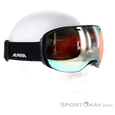 Alpina Big Horn Q Skibrille-Schwarz-One Size