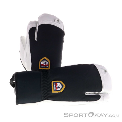 Hestra Army Leather Patrol 3-Finger Handschuhe-Schwarz-9