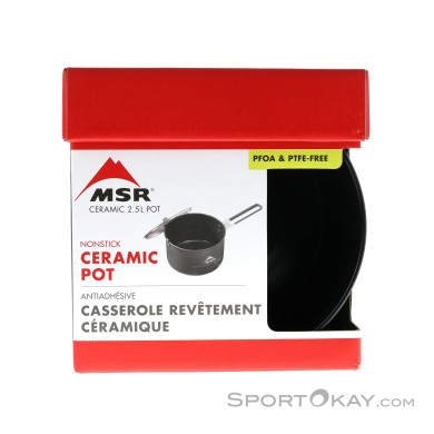 MSR Keramik 2,5l Kochtopf-Schwarz-2,5