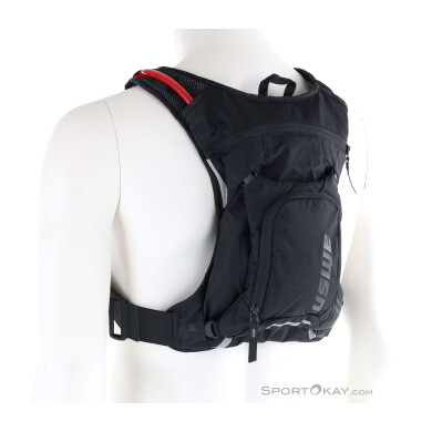 USWE MTB Hydro 3l Bikerucksack mit Trinksystem-Schwarz-3