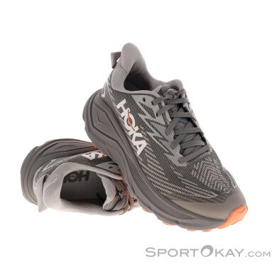 Hoka Challenger 8 Damen Traillaufschuhe Gore-Tex-Grau-8