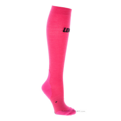 Lenz Compression 2.0 Merino Skisocken-Pink-Rosa-S