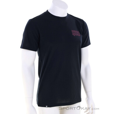 Mons Royale Icon Merino Classic Herren T-Shirt-Schwarz-L