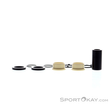 Fox Racing Shox Crush Washer AL 8mm Dämpfer Zubehör-Schwarz-24,89mm