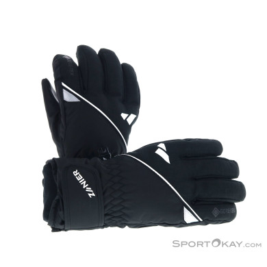 Zanier Budor GTX Kinder Handschuhe Gore-Tex-Schwarz-5,5