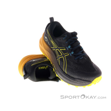 Asics Trabucco Max 2 Herren Laufschuhe-Schwarz-10