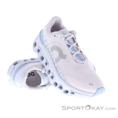 On Cloudmonster Damen Laufschuhe-Weiss-8