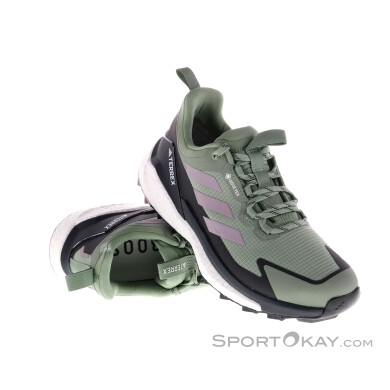 adidas Terrex Free Hiker 2 Low GTX Damen Traillaufschuhe Gore-Tex-Grün-6