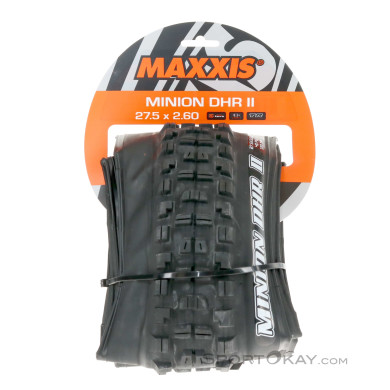 Maxxis Minion DHR II WT MaxxTerra EXO TR 27,5+x2,60 Reifen-Schwarz-27,5+