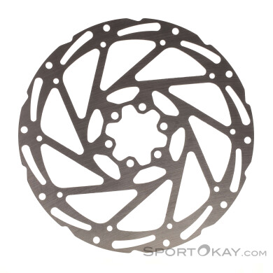Tektro TR52 180mm 6-Loch Bremsscheibe-Silber-One Size
