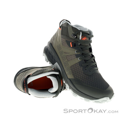 Mammut Sertig II Mid GTX Herren Wanderschuhe Gore-Tex-Oliv-Dunkelgrün-10,5