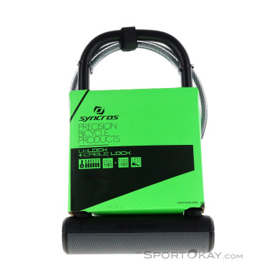 Syncros Warfield U-Lock Fahrradschloss-Schwarz-One Size