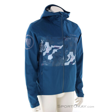 Endura Singletrack II Waterproof Herren Bikejacke-Blau-M