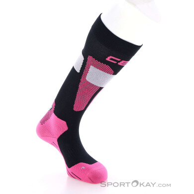 CEP Ski Merino Tall Compression Damen Skisocken-Schwarz-4