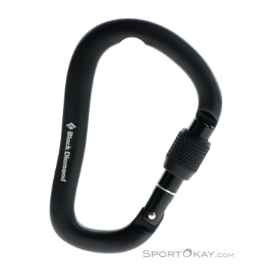 Black Diamond RockLock Screwgate HMS-Karabiner-Schwarz-One Size